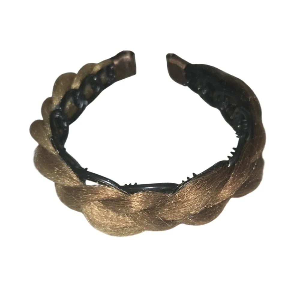 4/$15 Easy Weekend Hairstyles Boho Braids Braided Tan and Brown Headband